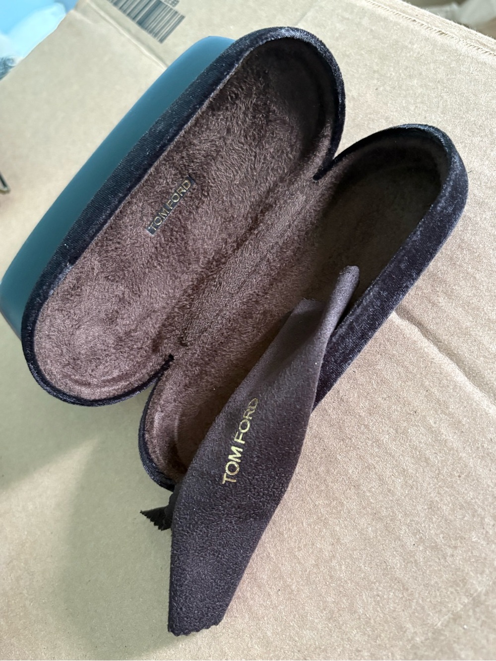 Tom Ford Velvet Sunglasses Case